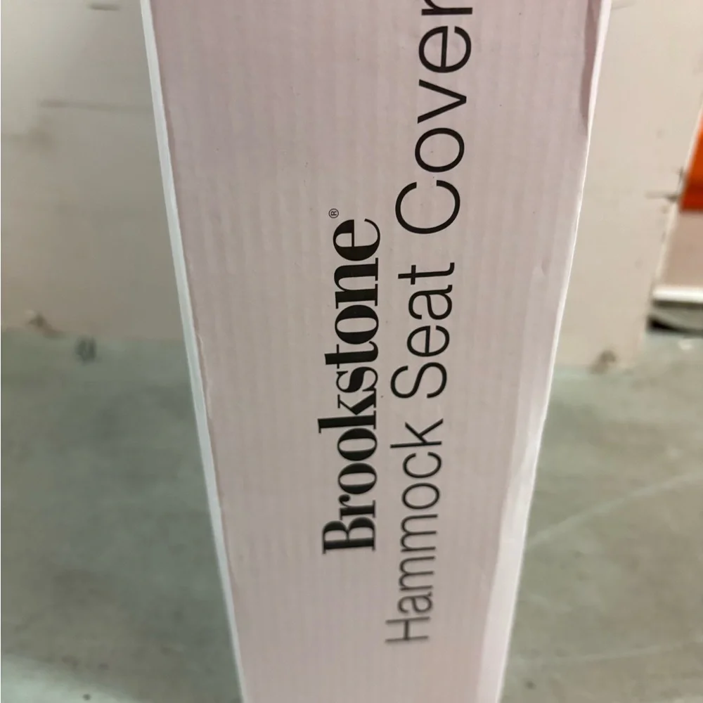 Brookstone Black Hammock Seat Cover